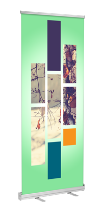 Standard Retractable Banner 23"x66" Standard Retractable Banner 23"x66"