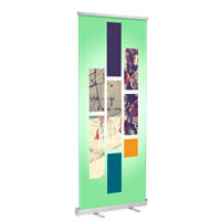 Standard Retractable Banner 23"x66" Standard Retractable Banner 23"x66"