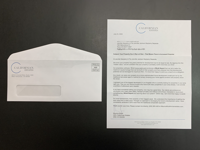 Tri-Fold Window Mailer 