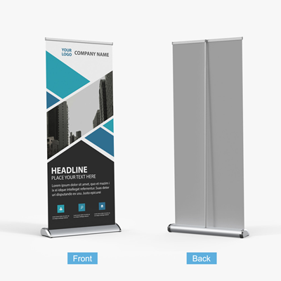 Deluxe Retractable Banner 33"x81"